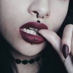 Labret in the lip