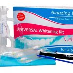 Teeth whitening using amazing white or klox technology