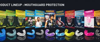 A standard sports mouth guard is sold in all sports stores.