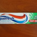 Упаковка Зубной пасты Aquafresh мягко-мятная